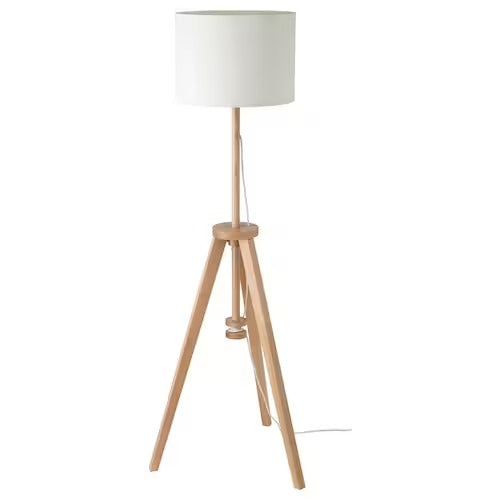 IKEA LAUTERS Floor lamp, ash/white | IKEA Floor Lamps | Eachdaykart