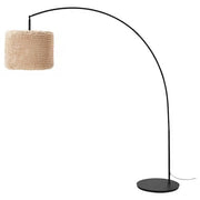 IKEA LERGRYN / SKAFTET Floor lamp base, arched, beige/black | IKEA Floor Lamps | Eachdaykart - EachDayKart