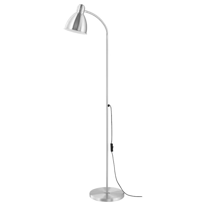 IKEA LERSTA Floor/reading lamp, aluminium | IKEA Floor Lamps | Eachdaykart