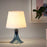 LAMPAN Table lamp, Dark blue/white - IKEA