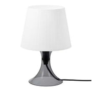 LAMPAN Table lamp, dark grey/white - IKEA - EachDayKart