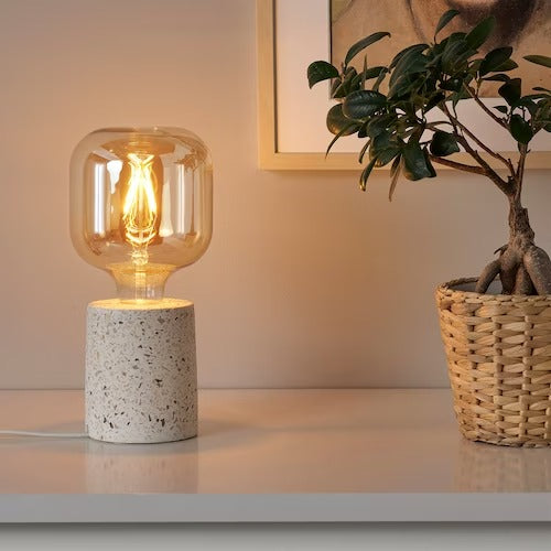 plasticitet Studerende Sicilien IKEA LUNNOM LED bulb E27 80 lumen, tube-shaped brown clear glass | IKE —  EachDayKart.in