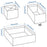 IKEA LYSMASK Box, set of 4, patterned/multicolour | IKEA Children's boxes & baskets | IKEA Storage boxes & baskets | IKEA Small storage & organisers | Eachdaykart