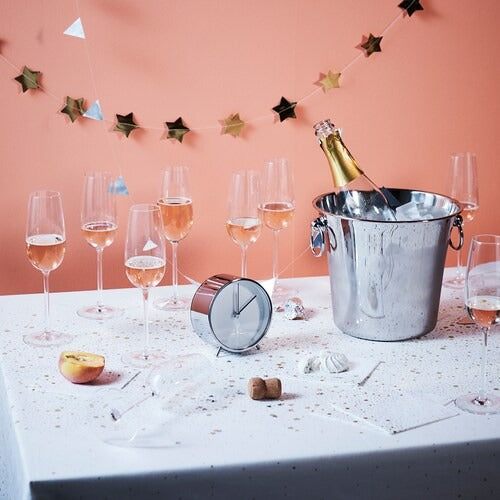 IKEA MALLHOPPA Alarm clock, low-voltage/silver-colour | IKEA Alarm clocks | Eachdaykart - EachDayKart