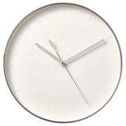 IKEA MALLHOPPA Wall clock, low-voltage/silver-colour | IKEA Wall & table clocks | Eachdaykart - EachDayKart