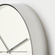 IKEA MALLHOPPA Wall clock, low-voltage/silver-colour | IKEA Wall & table clocks | Eachdaykart - EachDayKart