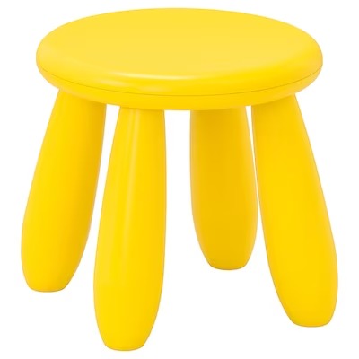 IKEA MAMMUT Children's stool, in/outdoor/yellow | IKEA Small chairs | IKEA Children's chairs | Eachdaykart