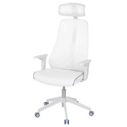 IKEA MATCHSPEL Gaming chair, Bomstad white | IKEA Gaming chairs | IKEA Desk chairs | Eachdaykart - EachDayKart
