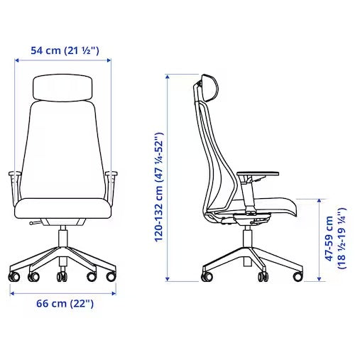 IKEA MATCHSPEL Gaming chair, Bomstad white | IKEA Gaming chairs | IKEA Desk chairs | Eachdaykart
