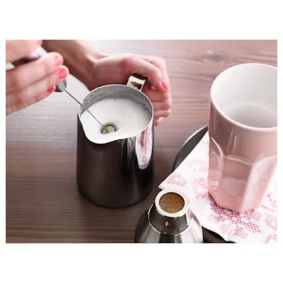 IKEA MATTLIG Milk-frothing jug, stainless steel | IKEA Coffee makers & accessories | IKEA Coffee & tea | Eachdaykart