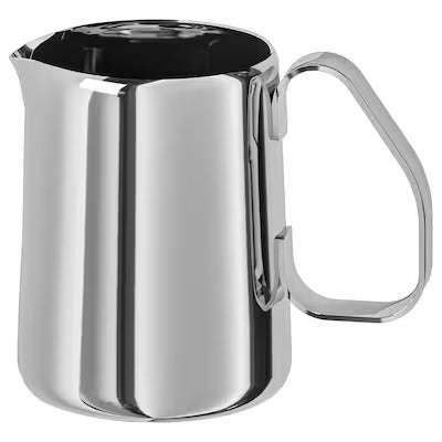 IKEA MATTLIG Milk-frothing jug, stainless steel | IKEA Coffee makers & accessories | IKEA Coffee & tea | Eachdaykart