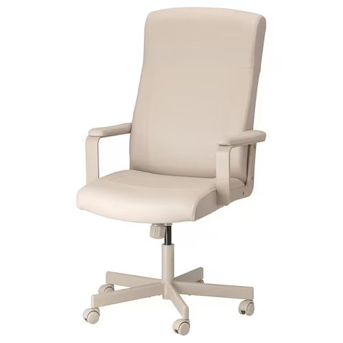 ELDBERGET / MALSKÄR Swivel chair + pad, green black/dark gray - IKEA