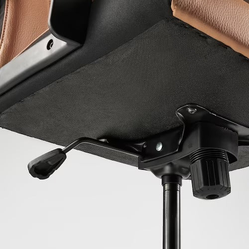 IKEA MILLBERGET Swivel chair, Murum golden-brown | IKEA Desk chairs for home | IKEA Desk chairs | Eachdaykart - EachDayKart