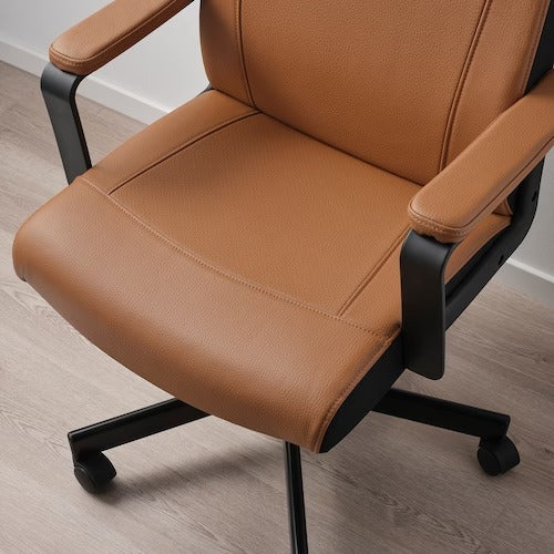 IKEA MILLBERGET Swivel chair, Murum golden-brown | IKEA Desk chairs for home | IKEA Desk chairs | Eachdaykart - EachDayKart