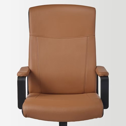IKEA MILLBERGET Swivel chair, Murum golden-brown | IKEA Desk chairs for home | IKEA Desk chairs | Eachdaykart - EachDayKart