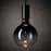IKEA MOLNART LED bulb E27 100 lumen, globe/black clear glass, 150 mm (6 ") | IKEA LED bulbs | Eachdaykart