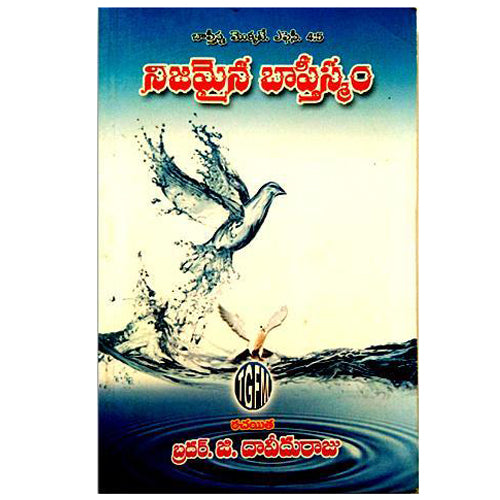 NIJAMYNA BAPTISM (Telugu) Paperback – 1 January 2010 by BRO.G .DAVEEDU RAJU (TGFM) (Author) - EachDayKart