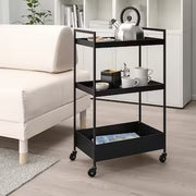 IKEA NISSAFORS Trolley, black | IKEA Kitchen islands & trolleys | IKEA Trolleys | Eachdaykart - EachDayKart