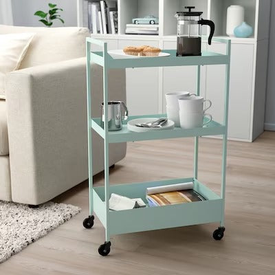 IKEA NISSAFORS Trolley, pale green | IKEA Kitchen islands & trolleys | IKEA Trolleys | Eachdaykart - EachDayKart