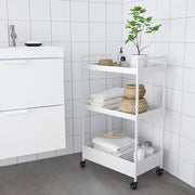 IKEA NISSAFORS Trolley, white | IKEA Kitchen islands & trolleys | IKEA Trolleys | Eachdaykart - EachDayKart