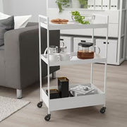 IKEA NISSAFORS Trolley, white | IKEA Kitchen islands & trolleys | IKEA Trolleys | Eachdaykart - EachDayKart