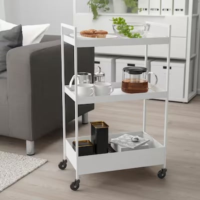 IKEA NISSAFORS Trolley, white | IKEA Kitchen islands & trolleys | IKEA Trolleys | Eachdaykart - EachDayKart