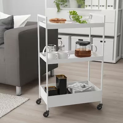 IKEA NISSAFORS Trolley, white | IKEA Kitchen islands & trolleys | IKEA Trolleys | Eachdaykart