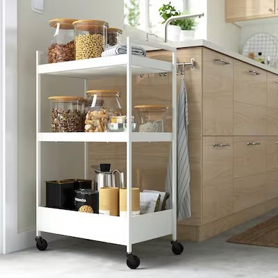 IKEA NISSAFORS Trolley, white | IKEA Kitchen islands & trolleys | IKEA Trolleys | Eachdaykart - EachDayKart