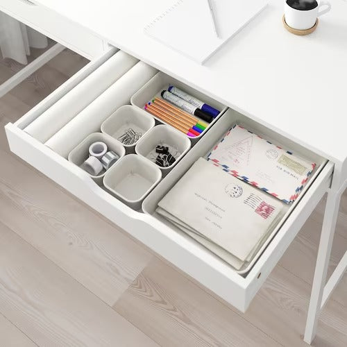 IKEA NOJIG Organiser, plastic/beige | IKEA Paper & media boxes | IKEA Storage boxes & baskets | IKEA Small storage & organisers | Eachdaykart - EachDayKart