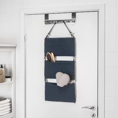 IKEA NORDRANA Hanging storage, blue | IKEA Bathroom boxes & baskets | IKEA Storage boxes & baskets | IKEA Small storage & organisers | Eachdaykart - EachDayKart