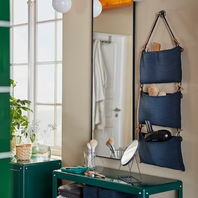 IKEA NORDRANA Hanging storage, blue | IKEA Bathroom boxes & baskets | IKEA Storage boxes & baskets | IKEA Small storage & organisers | Eachdaykart - EachDayKart