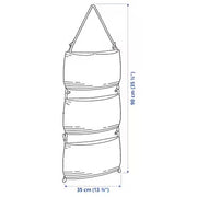 IKEA NORDRANA Hanging storage, blue | IKEA Bathroom boxes & baskets | IKEA Storage boxes & baskets | IKEA Small storage & organisers | Eachdaykart - EachDayKart