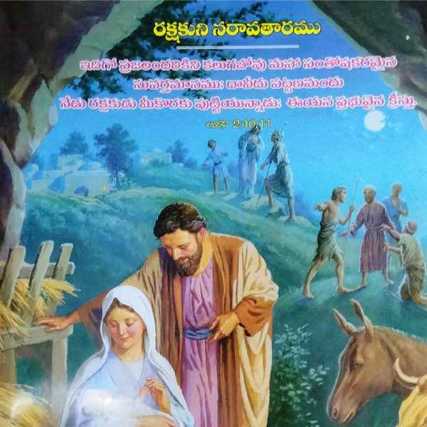 New testament and psalms telugu bible large print telugu bible society - EachDayKart