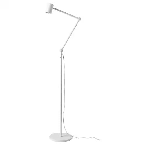 IKEA NYMANE Floor/reading lamp, white | IKEA Floor Lamps | Eachdaykart - EachDayKart
