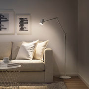 IKEA NYMANE Floor/reading lamp, white | IKEA Floor Lamps | Eachdaykart - EachDayKart