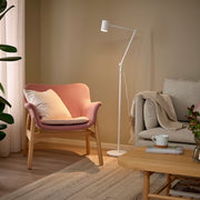 IKEA NYMANE Floor/reading lamp, white | IKEA Floor Lamps | Eachdaykart - EachDayKart
