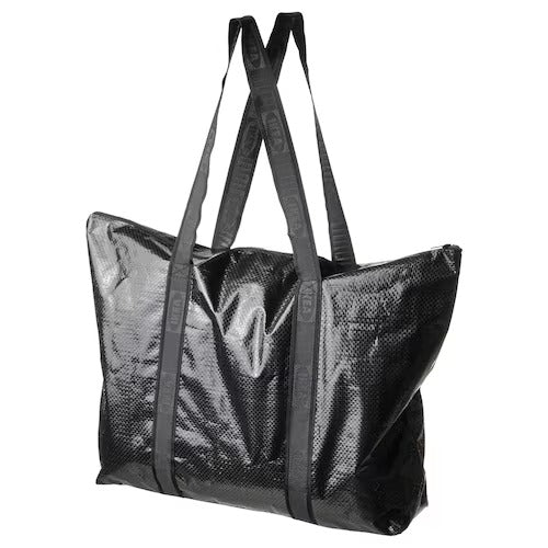 IKEA OBEGRANSAD Bag, black | Shopping bags & tote bags | IKEA Bags | Eachdaykart - EachDayKart