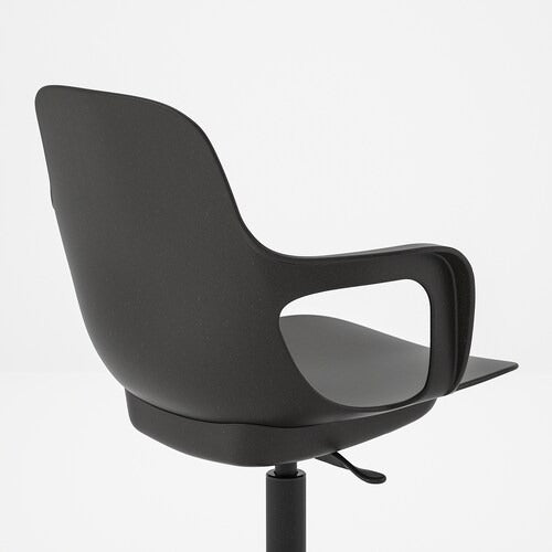 IKEA ODGER Swivel chair, anthracite | IKEA Desk chairs for home | IKEA Desk chairs | Eachdaykart