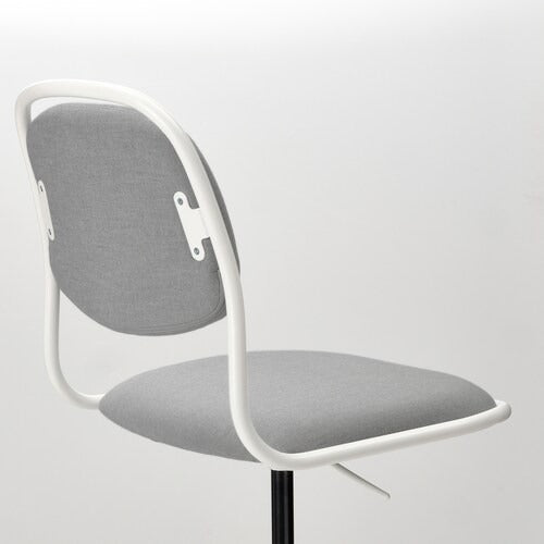 IKEA ORFJALL Swivel chair, white/Vissle light grey | IKEA Desk chairs for home | IKEA Desk chairs | Eachdaykart - EachDayKart