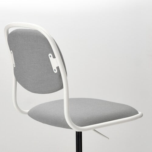 IKEA ORFJALL Swivel chair, white/Vissle light grey | IKEA Desk chairs for home | IKEA Desk chairs | Eachdaykart