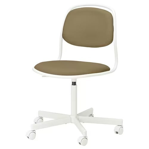 IKEA ORFJALL Swivel chair, white/Vissle yellow-green | IKEA Desk chairs for home | IKEA Desk chairs | Eachdaykart - EachDayKart