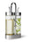 IKEA ORTFYLLD 3-piece oil/vinegar set, glass/stainless steel | Spice & condiment stands | Storage & organisation | Eachdaykart