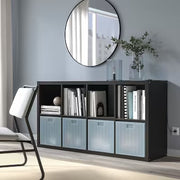 IKEA PANSARTAX Storage box with lid, transparent grey-blue | IKEA Secondary storage boxes | IKEA Storage boxes & baskets | IKEA Small storage & organisers | Eachdaykart - EachDayKart