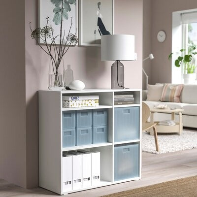 IKEA PANSARTAX Storage box with lid, transparent grey-blue | IKEA Secondary storage boxes | IKEA Storage boxes & baskets | IKEA Small storage & organisers | Eachdaykart - EachDayKart