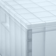 IKEA PANSARTAX Storage box with lid, transparent grey-blue | IKEA Secondary storage boxes | IKEA Storage boxes & baskets | IKEA Small storage & organisers | Eachdaykart - EachDayKart