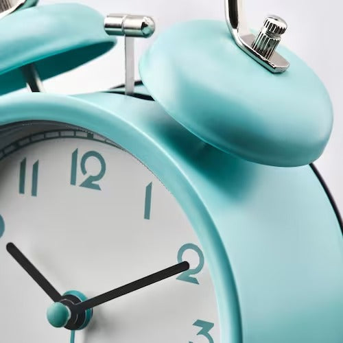 IKEA PLIRA Alarm clock, low-voltage/turquoise | IKEA Alarm clocks | Eachdaykart - EachDayKart