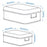 IKEA PLOGFARA Storage box with lid, set of 2, light beige | IKEA Paper & media boxes | IKEA Storage boxes & baskets | IKEA Small storage & organisers | Eachdaykart