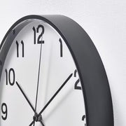 IKEA PLUTTIS Wall clock, low-voltage/black | IKEA Wall & table clocks | Eachdaykart - EachDayKart