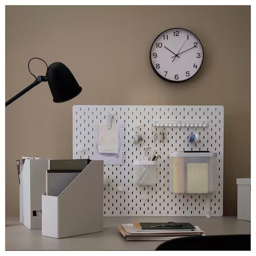 IKEA PLUTTIS Wall clock, low-voltage/black | IKEA Wall & table clocks | Eachdaykart