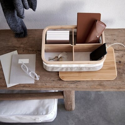 IKEA RABBLA Box with compartments | IKEA Clothes boxes | IKEA Storage boxes & baskets | IKEA Small storage & organisers | Eachdaykart - EachDayKart